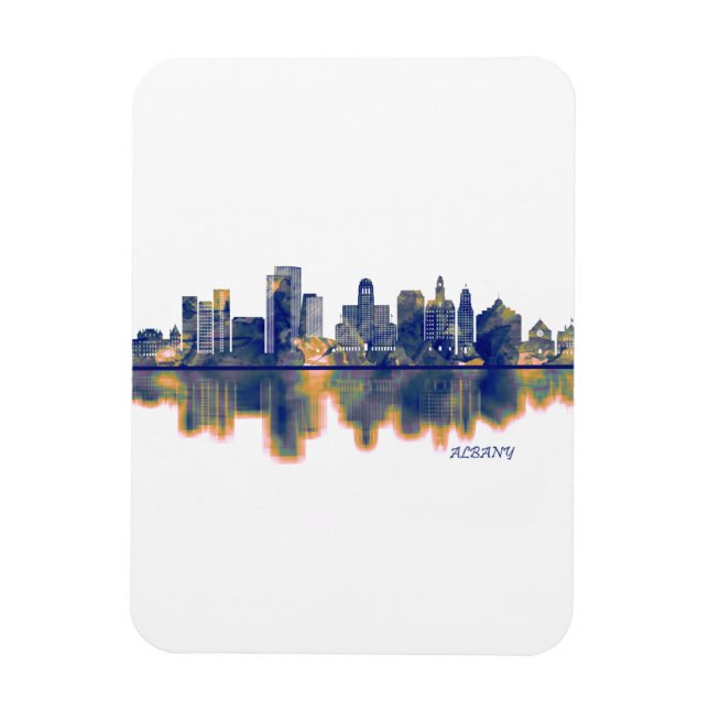 Albany Skyline Magnet (Vertical)