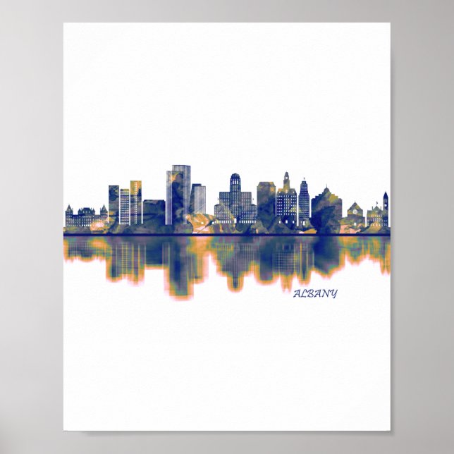 Albany Skyline Poster (Front)