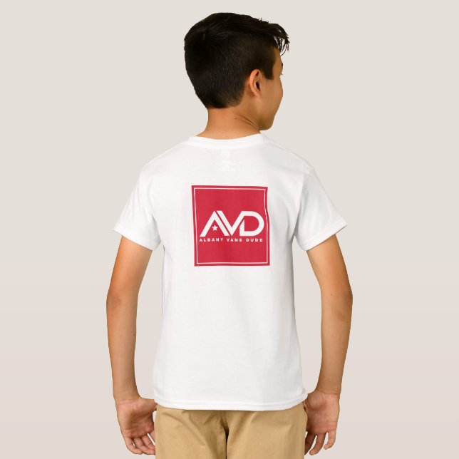 ALBANY VANS DUDE new swag Design! T-Shirt (Back Full)