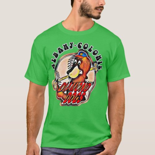 AlbanyColonie Diamond Dogs Baseball T_Shirt