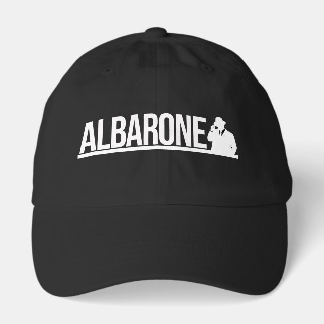 Albarone Gangster Silhouette Hat Design 2 (Front)
