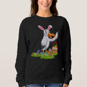 Albatross Bird Easter Egg Hunt Bunny Albatross Eas Sweatshirt