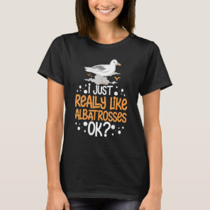 Albatross Bird Feather Animal Seabird Cute T-Shirt
