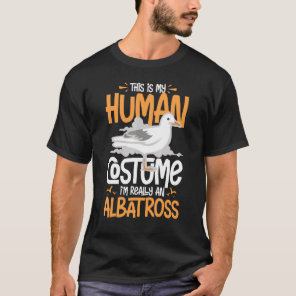 Albatross Bird Feather Animal Seabird Cute   T-Shirt