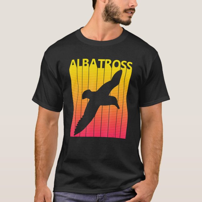 Albatross Bird Retro Costume T-Shirt (Front)