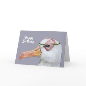 Albatross birthday card