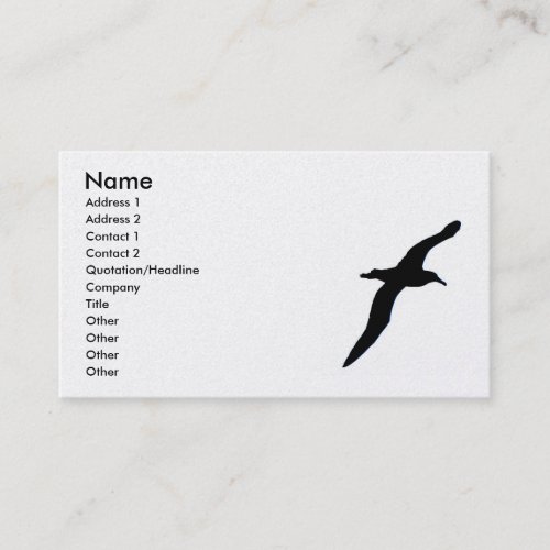 Albatross Business Card