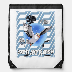 albatross drawstring bag