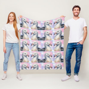 Albatross Dreamy Pattern Fleece Blanket