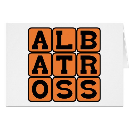 Albatross, Large Seabird Cards (Front Horizontal)