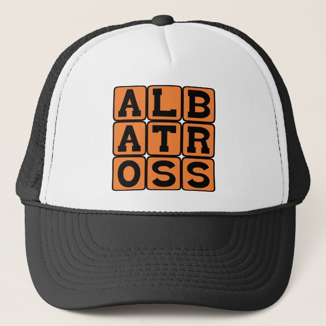 Albatross, Large Seabird Trucker Hat (Front)