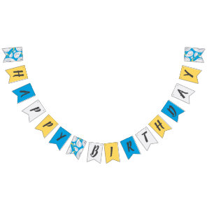 Albatross Ocean Animal Happy Birthday Bunting Flags