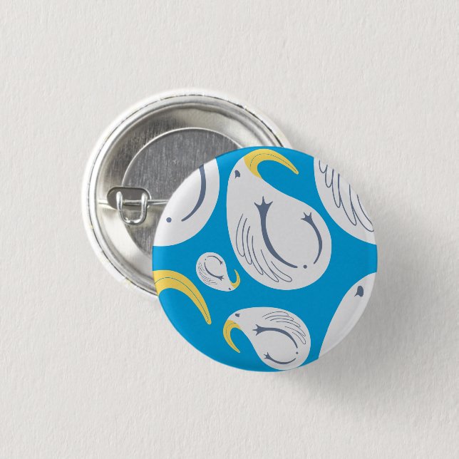 Albatross - Ocean Theme Button (Front & Back)