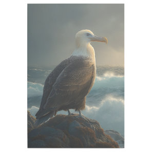 Albatross Over Stormy Seas Gallery Wrap