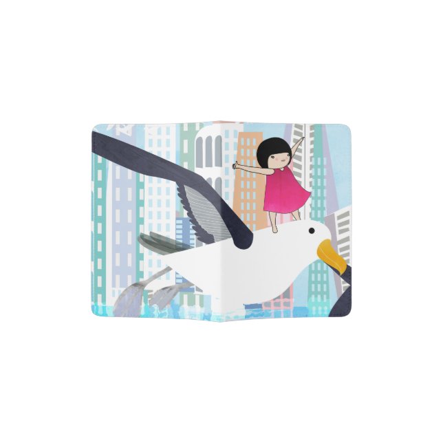 Albatross passport passport holder (Opened)