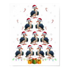 Albatross Santa Hat Xmas Lights Men Women Christma Poster