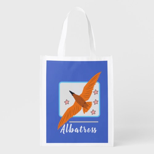 Albatross T_Shirt Grocery Bag
