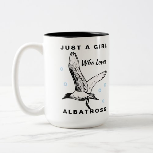 albatross Two_Tone coffee mug