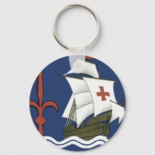 Albergo Columbia Genoa ~ Trieste Keychain