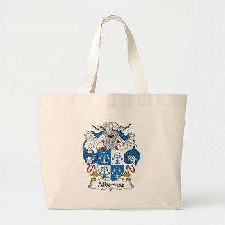 Albernaz Family Crest Large Tote Bag