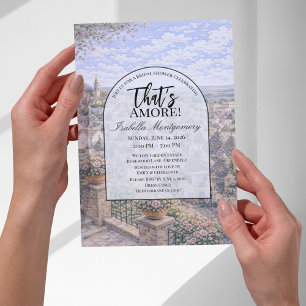 Alberobello Italian Themed Bridal Shower Invitation