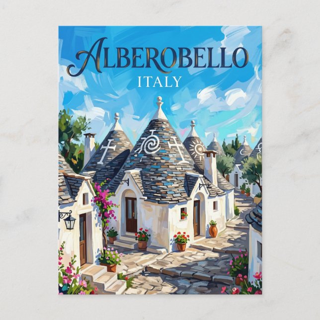 Alberobello Italy Postcard (Front)