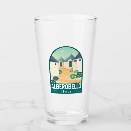 Alberobello Italy  Travel Art Vintage Glass