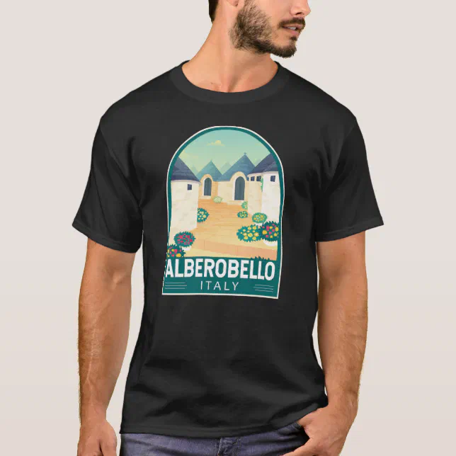 Alberobello Italy Travel Art Vintage T-Shirt | Zazzle