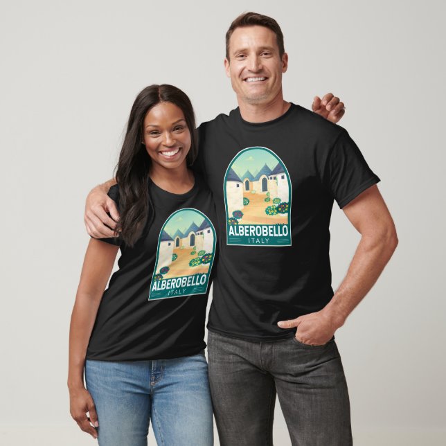 Alberobello Italy Travel Art Vintage T-Shirt | Zazzle