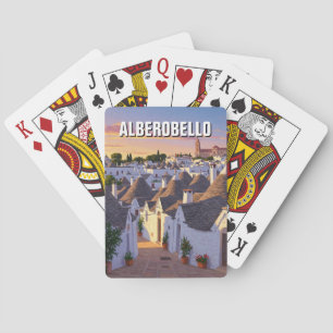 Alberobello Italy Trulli houses Travel Poker Cards