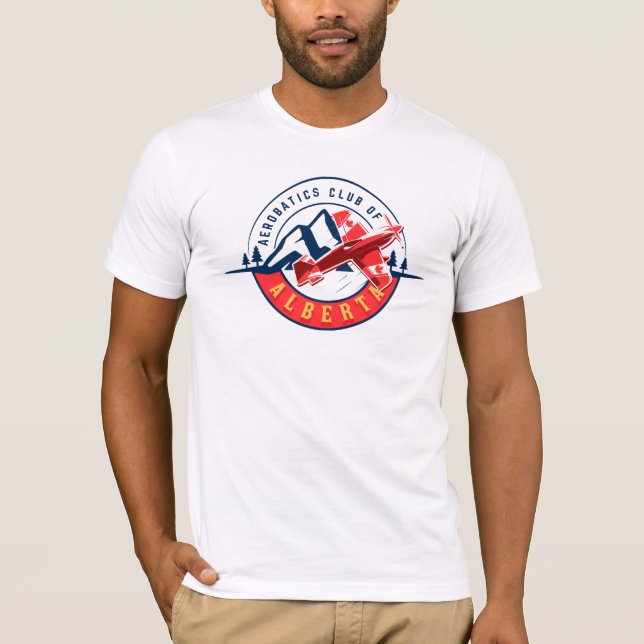 Albert Aerobatics Circle Emblem logo Tee (Front)
