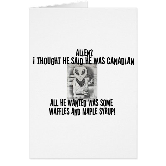 Albert Alien Tee Cards (Front)