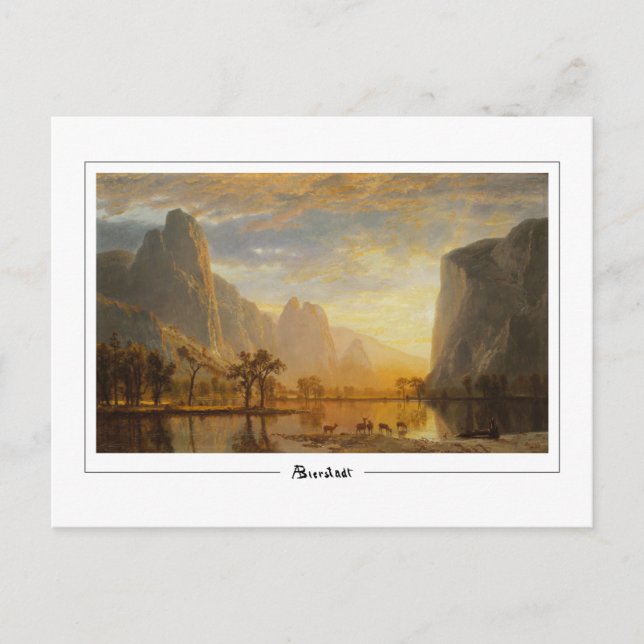 Albert Bierstadt #86 - Fine Art Postcard (Front)