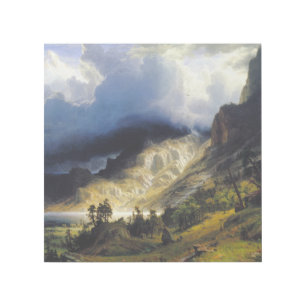 Albert Bierstadt A Storm in the Rocky Mountains  Gallery Wrap