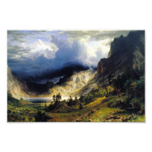 Albert Bierstadt A Storm in the Rocky Mountains  Photo Print