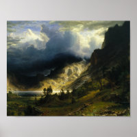 Albert Bierstadt - A Storm in the Rocky Mountains