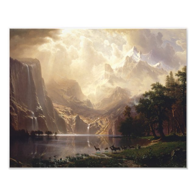 Albert Bierstadt - Among the Sierra Nevada Photo Print (Front)