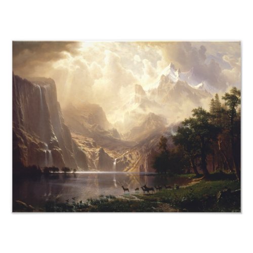 Albert Bierstadt _ Among the Sierra Nevada Photo Print