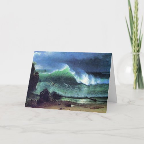 Albert Bierstadt Emerald Sea Card