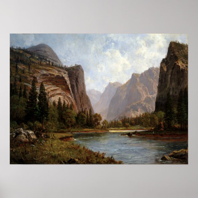 Albert Bierstadt Gates of the Yosemite Poster (Front)