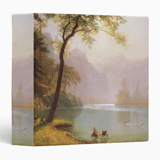 Albert Bierstadt, Kerns River Valley California 3 Ring Binder