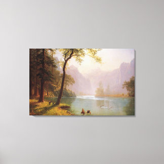 Albert Bierstadt, Kerns River Valley California. Canvas Print