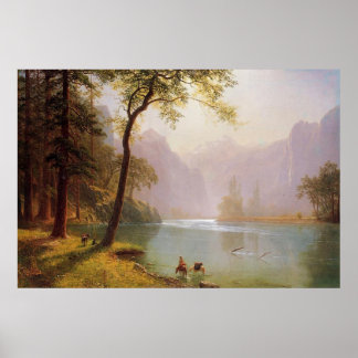Albert Bierstadt, Kerns River Valley California. Poster