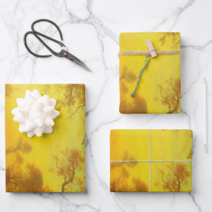 Albert Bierstadt Light in the Forest Poster Wrapping Paper Sheets