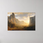 Albert Bierstadt  Looking Down the Yosemite Valley Canvas Print