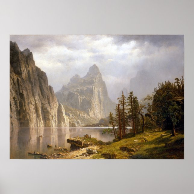 Albert Bierstadt Merced River, Yosemite Valley Poster (Front)