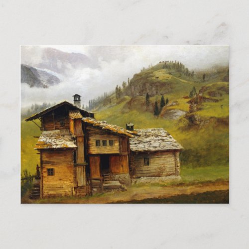 Albert Bierstadt Mountain House Postcard