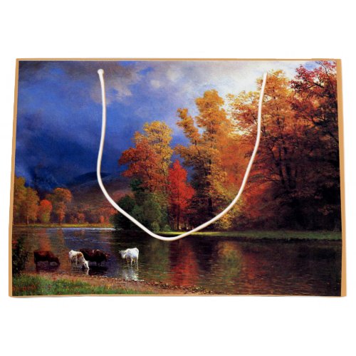 Albert Bierstadt _ On the Saco Large Gift Bag