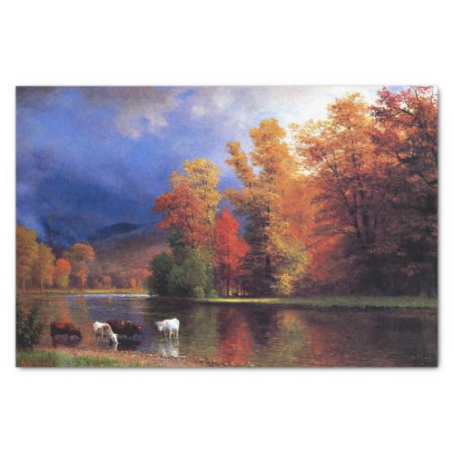 Albert Bierstadt _ On the Saco Tissue Paper