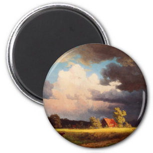 Albert Bierstadt painting, Bavarian Landscape Thro Magnet